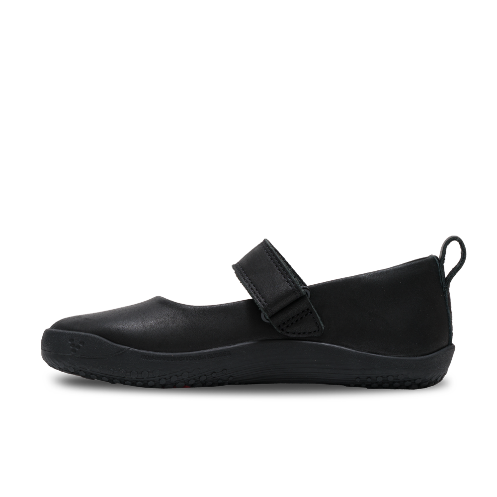 Vivobarefoot Wyn School Kids Obsidian