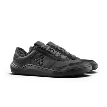 Vivobarefoot Gobi Sneaker Leather Womens Obsidian