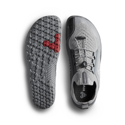 Vivobarefoot Primus Trail Knit FG Mens Ultimate Grey