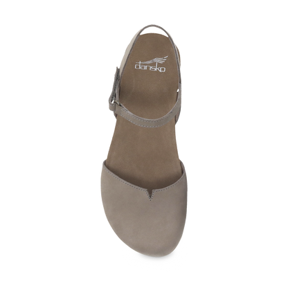 Dansko Rowan Taupe Milled Nubuck