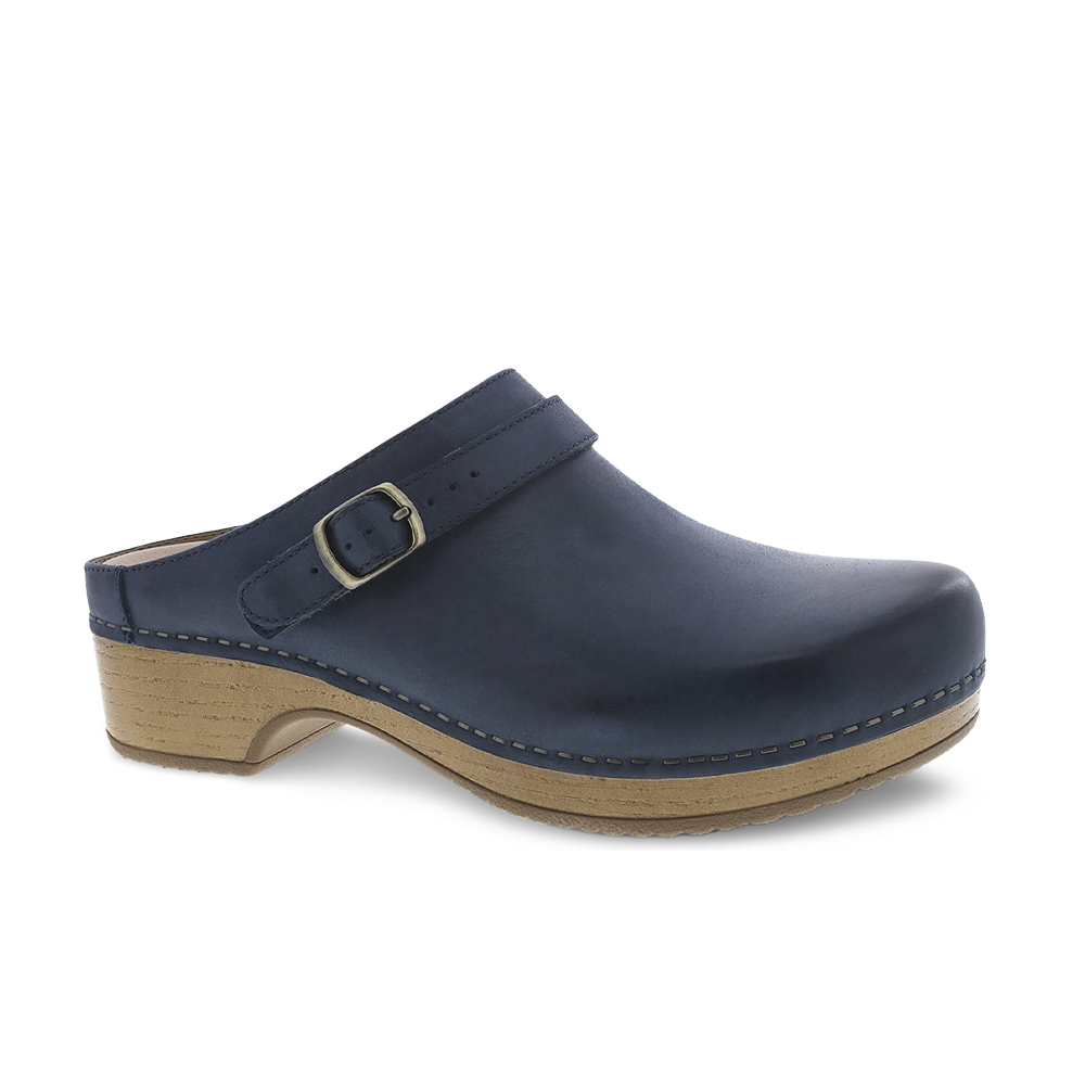 Dansko Berry Navy Burnished Full Grain