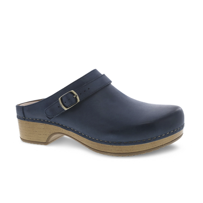 Dansko Berry Navy Burnished Full Grain