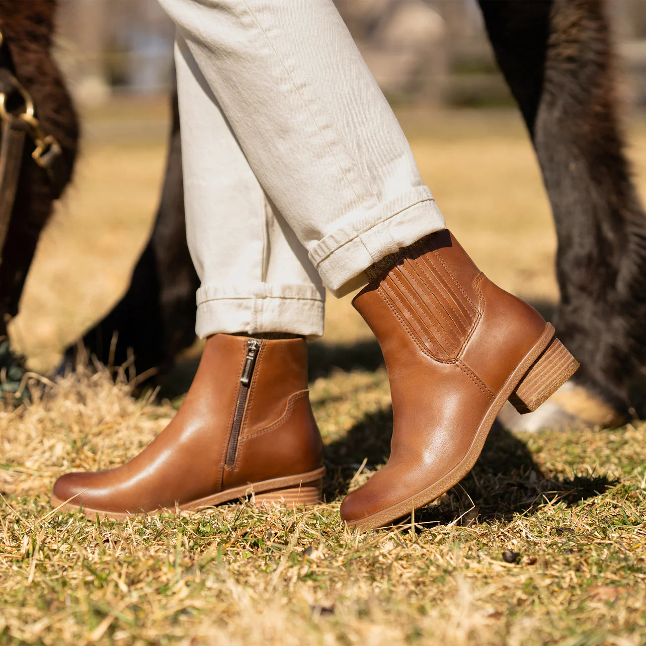 Dansko Daisie Tan Waterproof Burnished