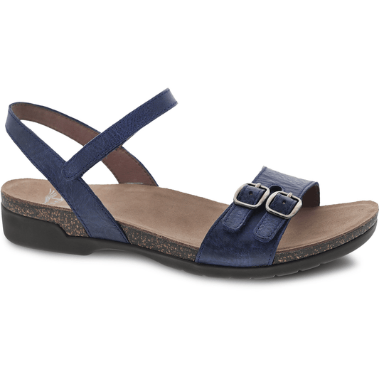 Dansko Rebekah Navy Waxy Burnished